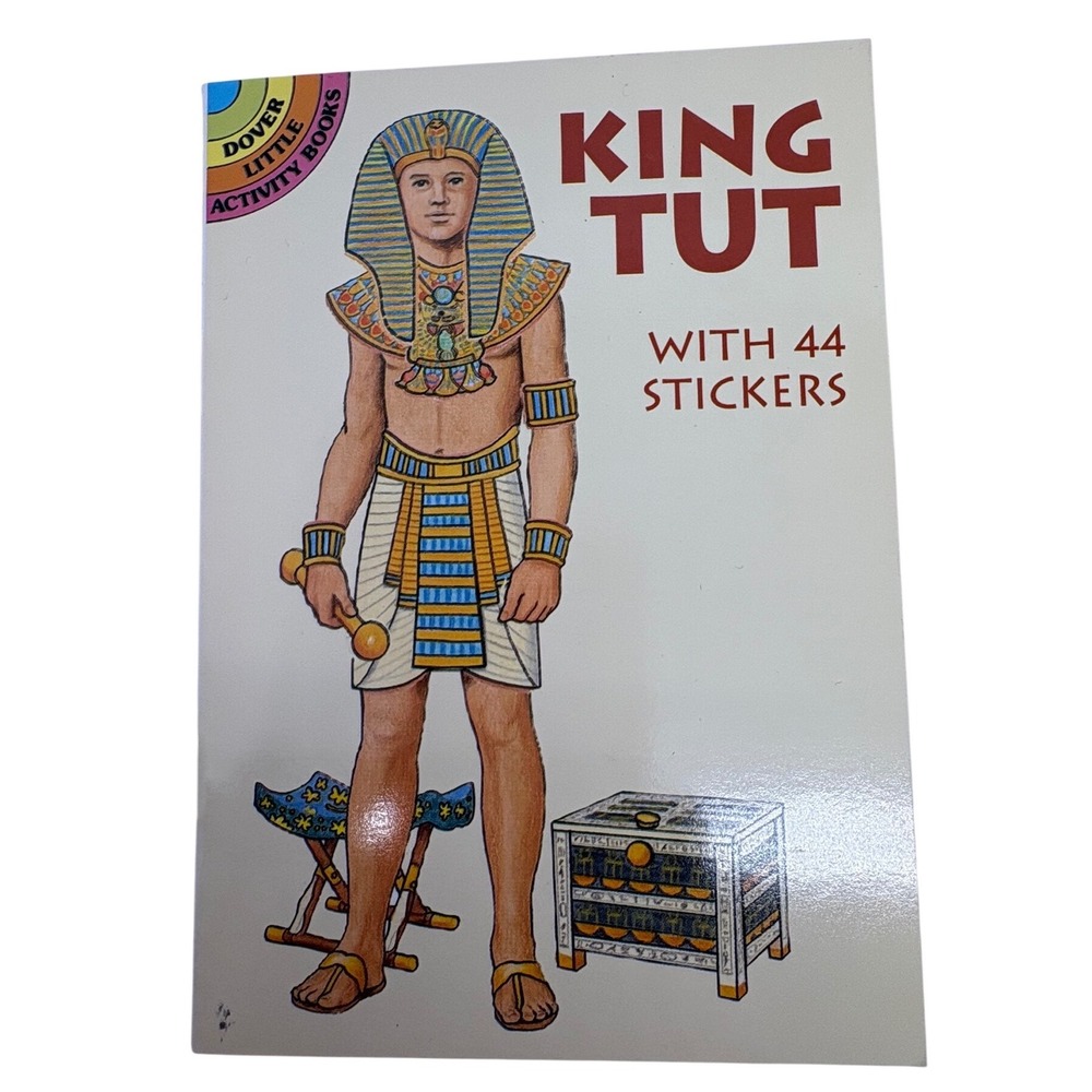 King‎ Tut With 44 Stickers Dover Little Activity Book A.G. Smith Egypt Pharaoh
